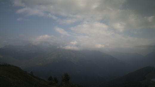 Bielmonte Vista del Monte Rosa dal Monte Marca