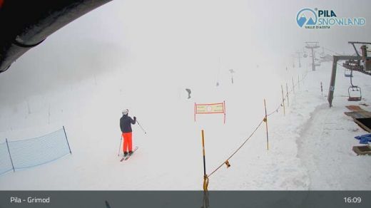 Pila Arrivo telecabina da Aosta