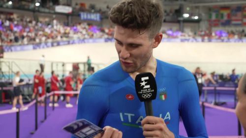 Filippo ganna, dopo il bronzo nell'inseguimento a squadre anche l'adesivo: 'torno a casa con un altro bel ricordo'