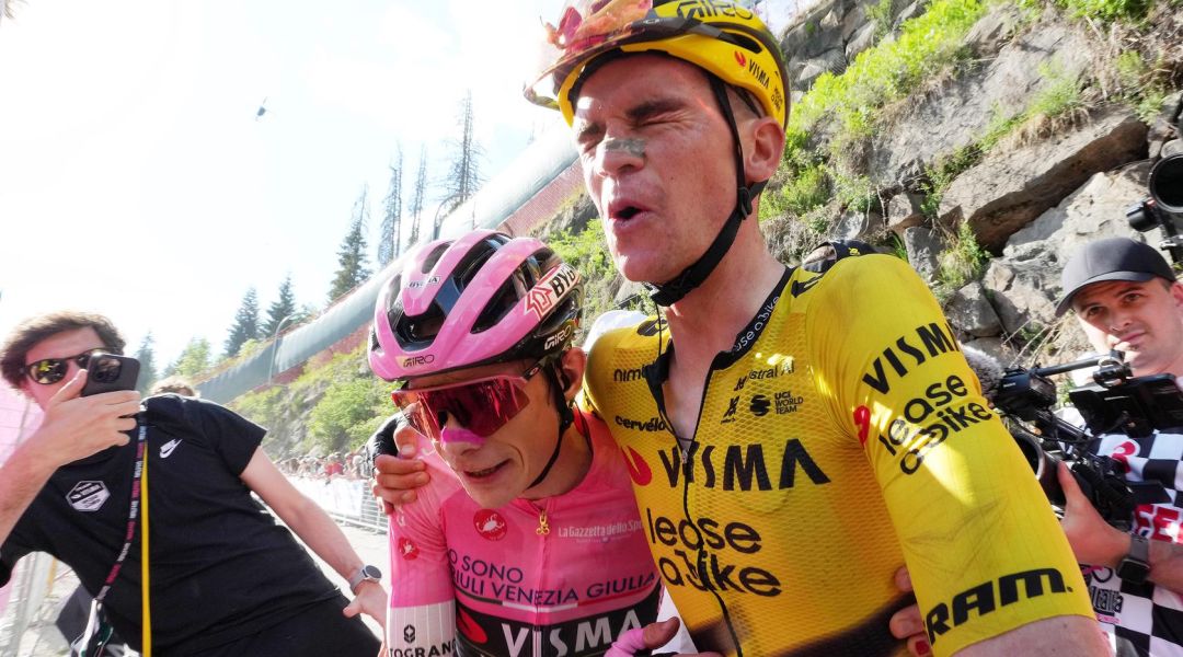 Nel giorno della rinascita di Kuss, capitan Vingegaard comanda il Giro. Ciccone show: