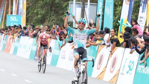 Colpo Tarozzi al Tour de Langkawi, il tappone della CRO Race premia Andresen e Ganna cade