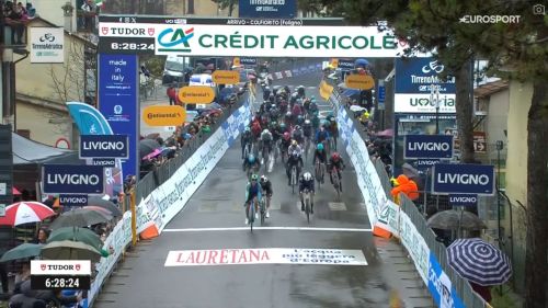 Clamoroso tris azzurro alla Tirreno-Adriatico: tocca a Vendrame battere Pidcock a Colfiorito!